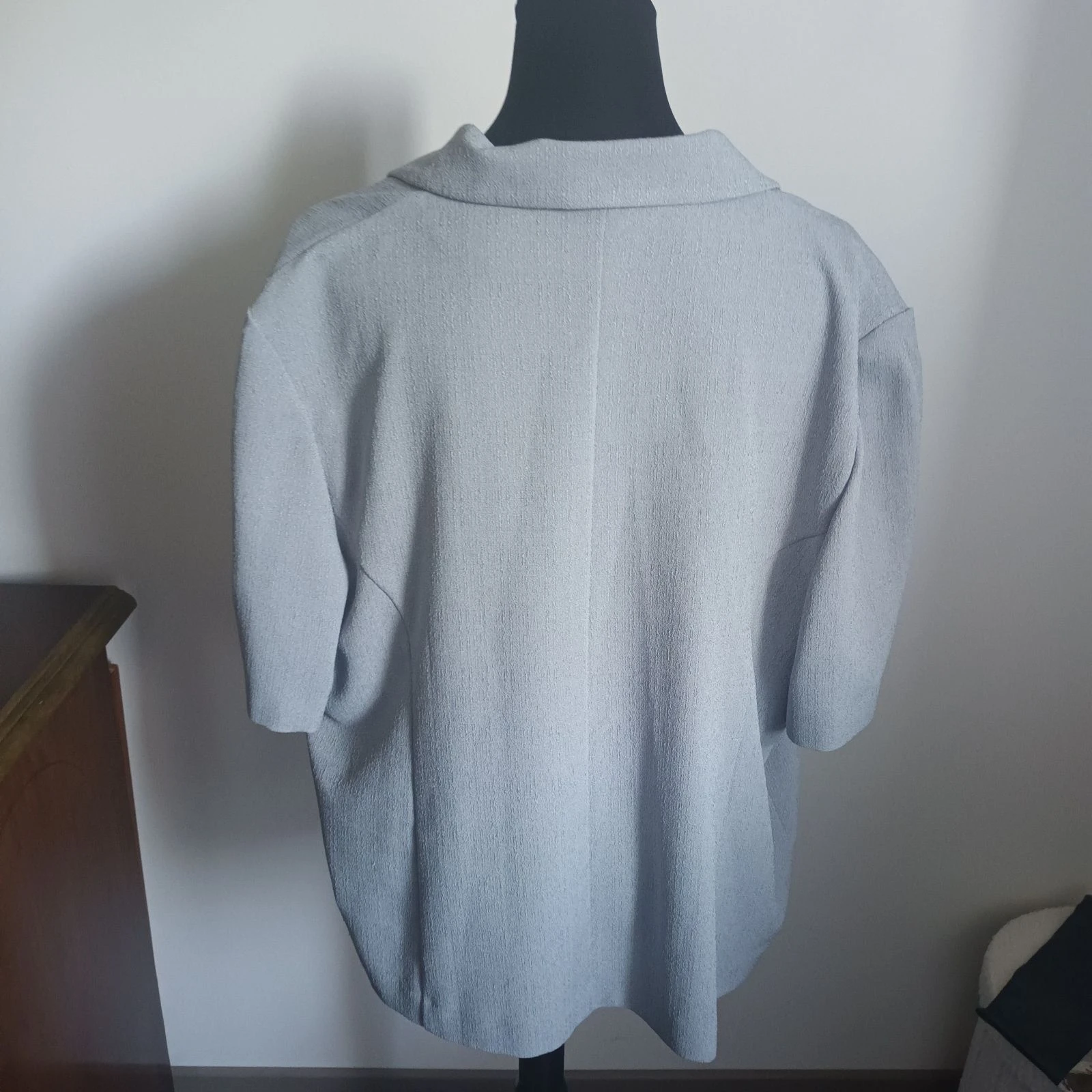 Pastel grijze blauwe blazer maat 52 – photo 11